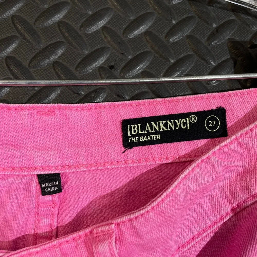 BLANKNYC The Baxter Pink Flare Wide Leg High Rise Denim Jeans‎ Women's Size 27